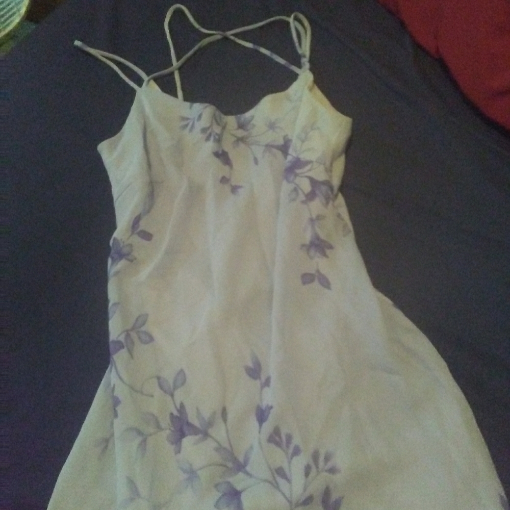 Purple flower dress
